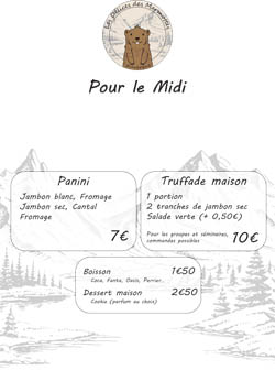 Carte du midi